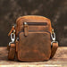 Genuine Leather Shoulder Bag | Small Retro Crossbody Phone Bag
