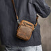 Genuine Leather Shoulder Bag | Small Retro Crossbody Phone Bag