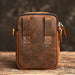 Genuine Leather Shoulder Bag | Small Retro Crossbody Phone Bag