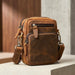 Genuine Leather Shoulder Bag | Small Retro Crossbody Phone Bag