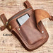 Genuine Leather Waist Bag | Retro Belt Pouch Phone Bag