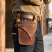 Genuine Leather Waist Bag | Retro Belt Pouch Phone Bag