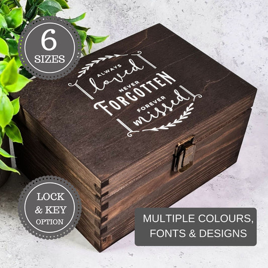 Grief Support Keepsake Box | Thoughtful Bereavement Gift for Loss of a Loved One