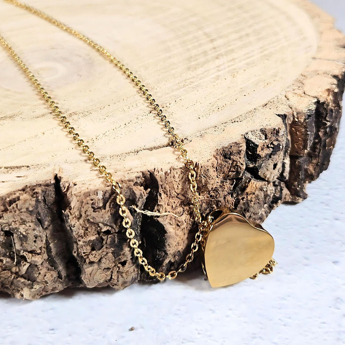 Heart Memorial Ashes Necklace