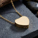Heart Memorial Ashes Necklace