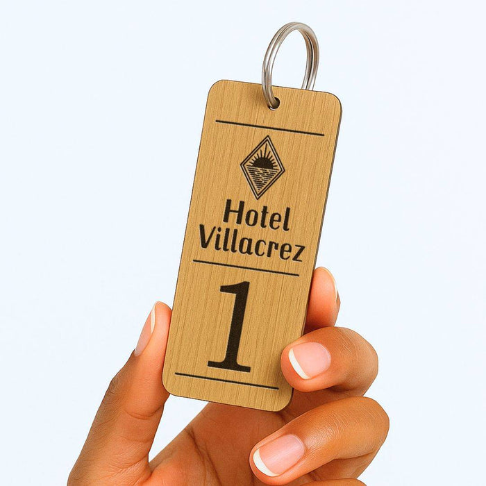 Personalised QR Code Keyring I Wooden Scanable Website Keyring I Custom QR Code Keychain