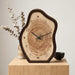 Irregular Wood Grain Wall Clock – Decorative Resin Clock