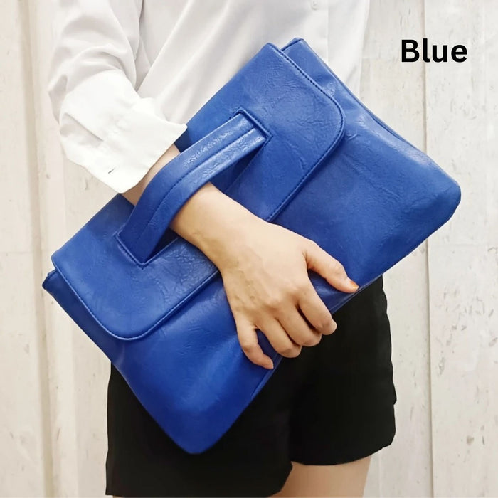 Large Envelope Clutch Bag with Strap | Women’s Crossbody Handbag - 9 Colours