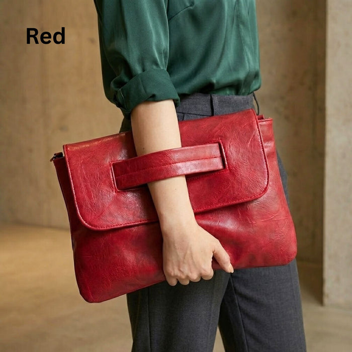 Large Envelope Clutch Bag with Strap | Women’s Crossbody Handbag - 9 Colours