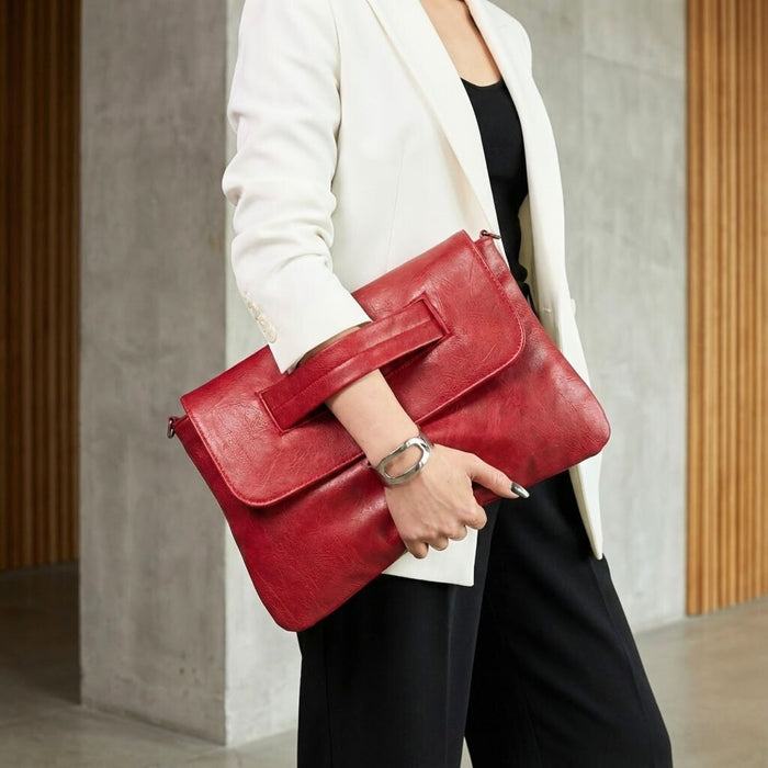 Large Envelope Clutch Bag with Strap | Women’s Crossbody Handbag - 9 Colours