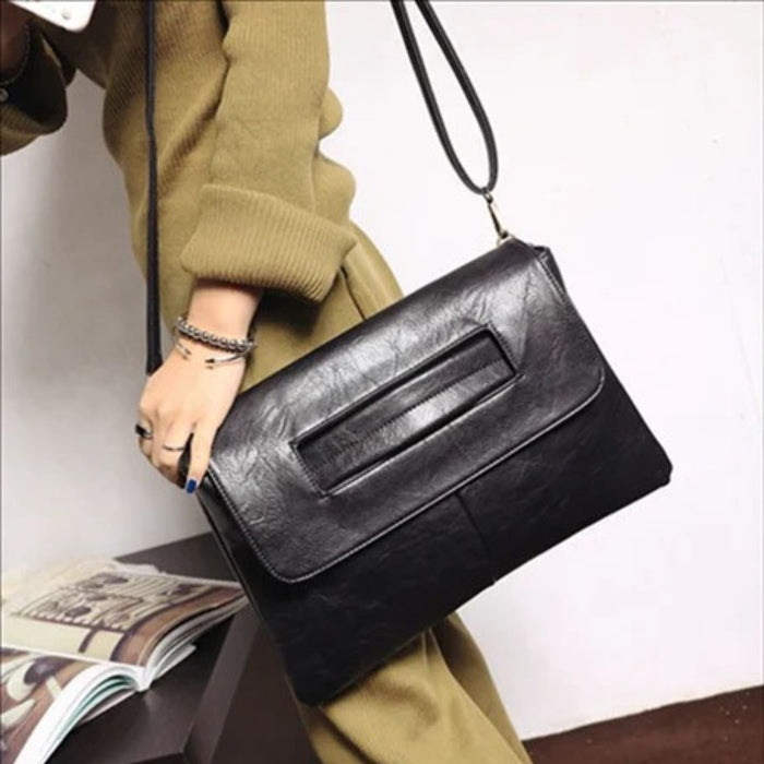 Large Envelope Clutch Bag with Strap | Women’s Crossbody Handbag - 9 Colours