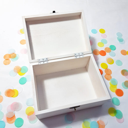 Large Wedding Keepsake Box With Lock I Engraved Bridal Memory Storage Box