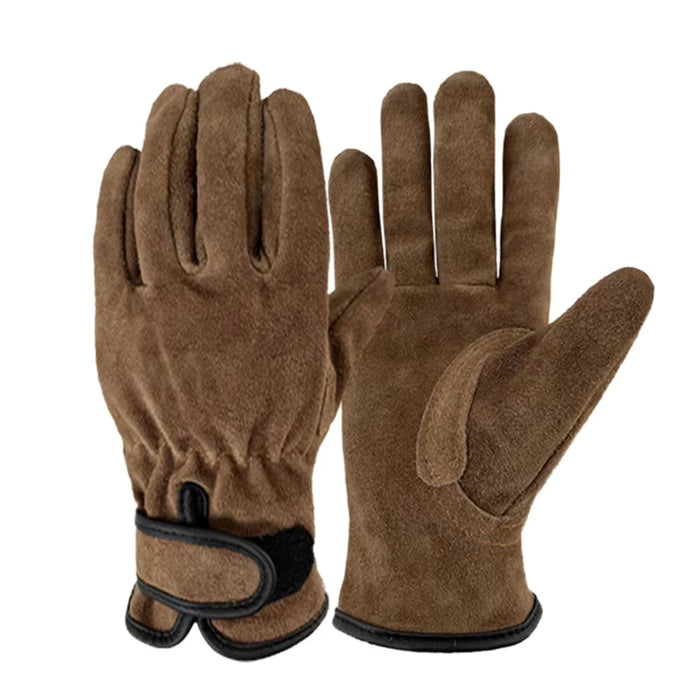 Leather Gardening Gloves – Anti-Thorn Protective Gloves for Garden & Yard Work
