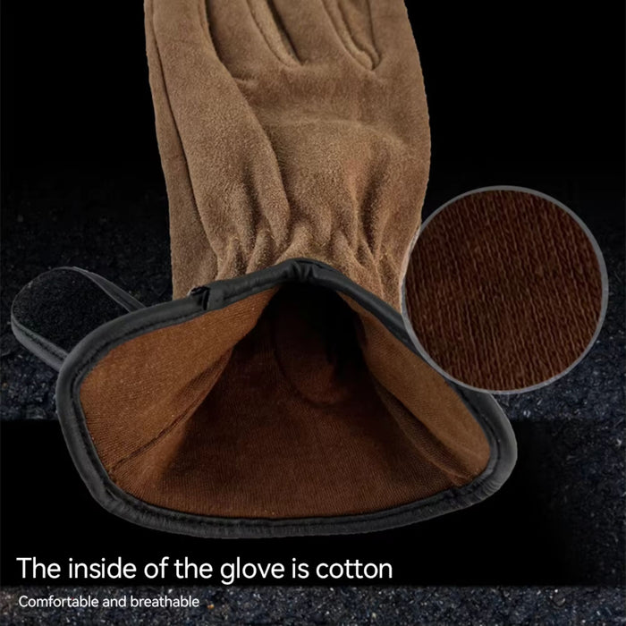 Leather Gardening Gloves – Anti-Thorn Protective Gloves for Garden & Yard Work