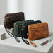 Leather Zipper Purse Wallet | Vegetable Tanned Cowhide Clutch