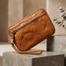 Leather Zipper Purse Wallet | Vegetable Tanned Cowhide Clutch