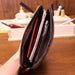 Leather Zipper Purse Wallet | Vegetable Tanned Cowhide Clutch