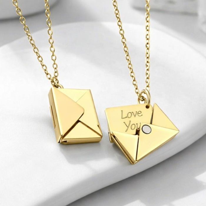 Love Letter Envelope Pendant Necklace