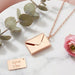 Love Letter Envelope Pendant Necklace