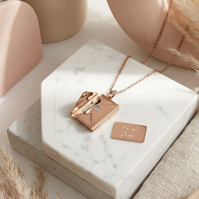 Love Letter Envelope Pendant Necklace
