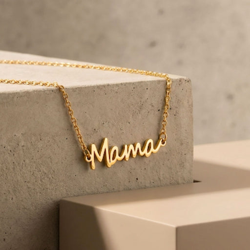 Mama Inscription Necklace
