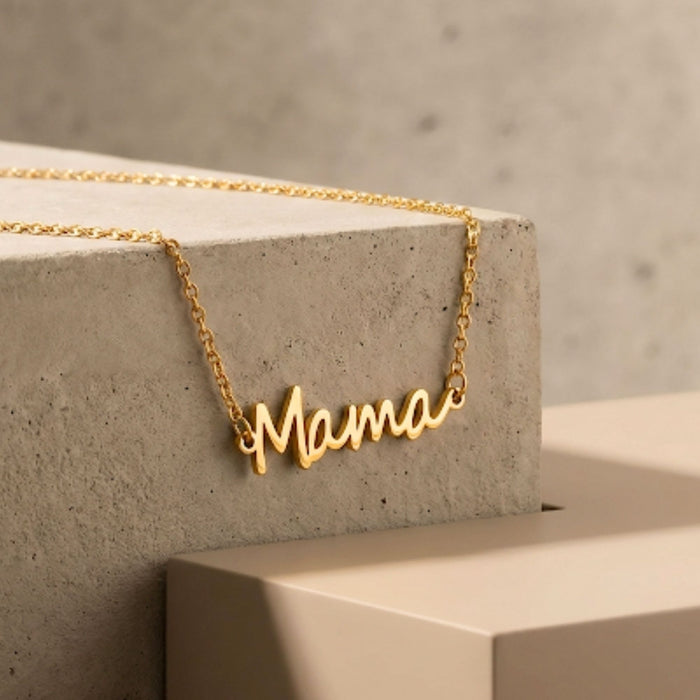 Mama Inscription Necklace