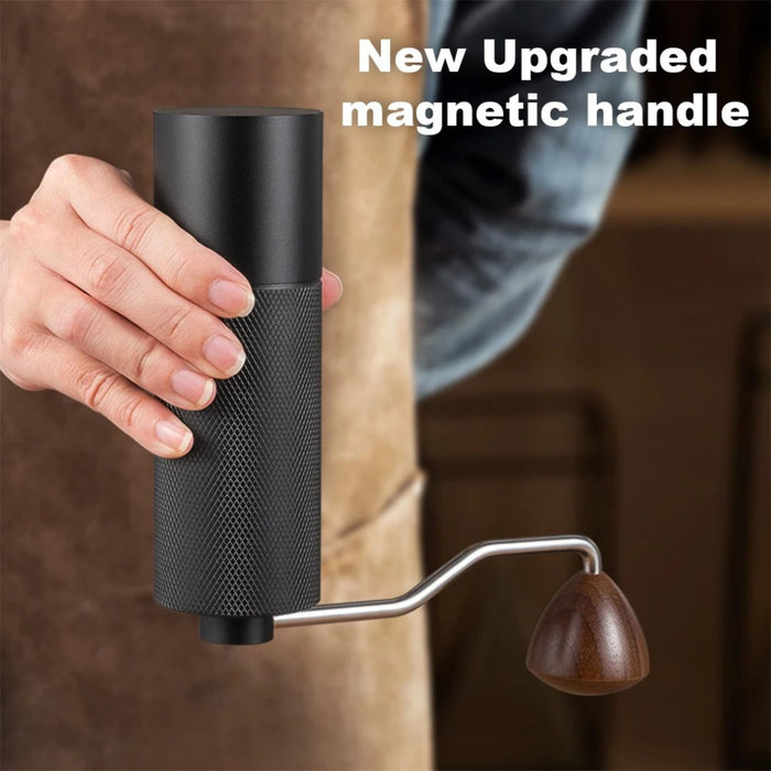 Manual Coffee Grinder – 7-Core Stainless Steel Burr Hand Grinder with Adjustable Grind Settings