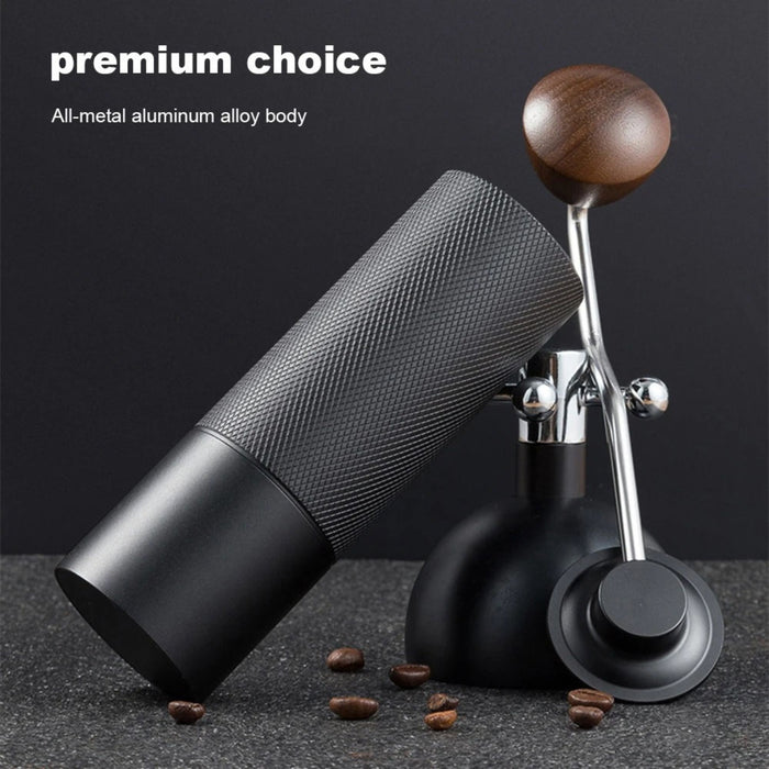 Manual Coffee Grinder – 7-Core Stainless Steel Burr Hand Grinder with Adjustable Grind Settings