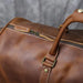 Men’s Genuine Leather Travel Bag | Retro Carry-On Weekend Duffle