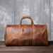 Men’s Genuine Leather Travel Bag | Retro Carry-On Weekend Duffle