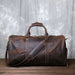 Men’s Genuine Leather Travel Bag | Retro Carry-On Weekend Duffle