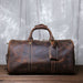 Men’s Genuine Leather Travel Bag | Retro Carry-On Weekend Duffle