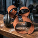 Microfibre Leather Weight Lifting Wrist Straps – Non-Slip Grip Training Straps