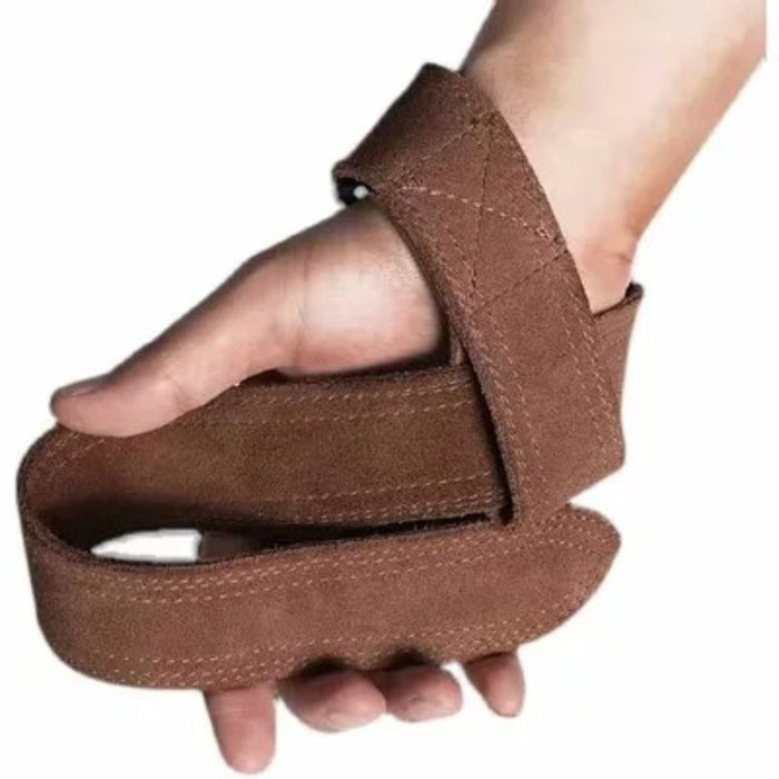 Microfibre Leather Weight Lifting Wrist Straps – Non-Slip Grip Training Straps