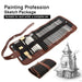 Personalised 39-Piece Professional Sketching Pencil Set with Roll-Up Case