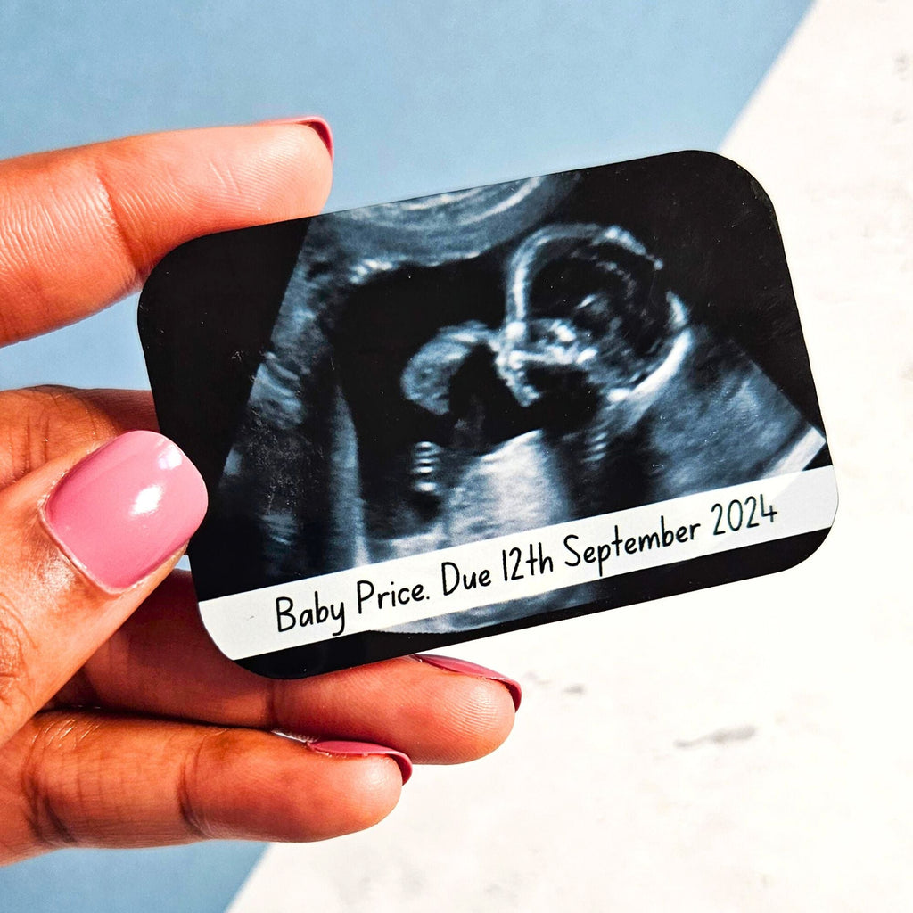 Sonogram Magnets Wooden Magnets — Make Memento