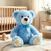 Personalised Baby Teddy Bear With Birth Details - Plush Toy Customised With Name, Birthdate & Weight