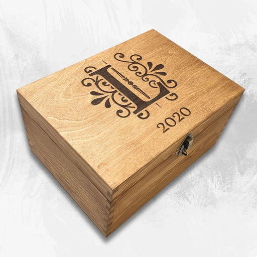 Personalised Bereavement Memory Box I Engraved Memorial Keepsake Gift