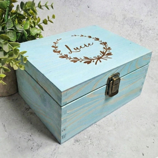 Personalised Birthday Gift for Auntie I Engraved Wood Keepsake Box - 6 Sizes Small to XLarge
