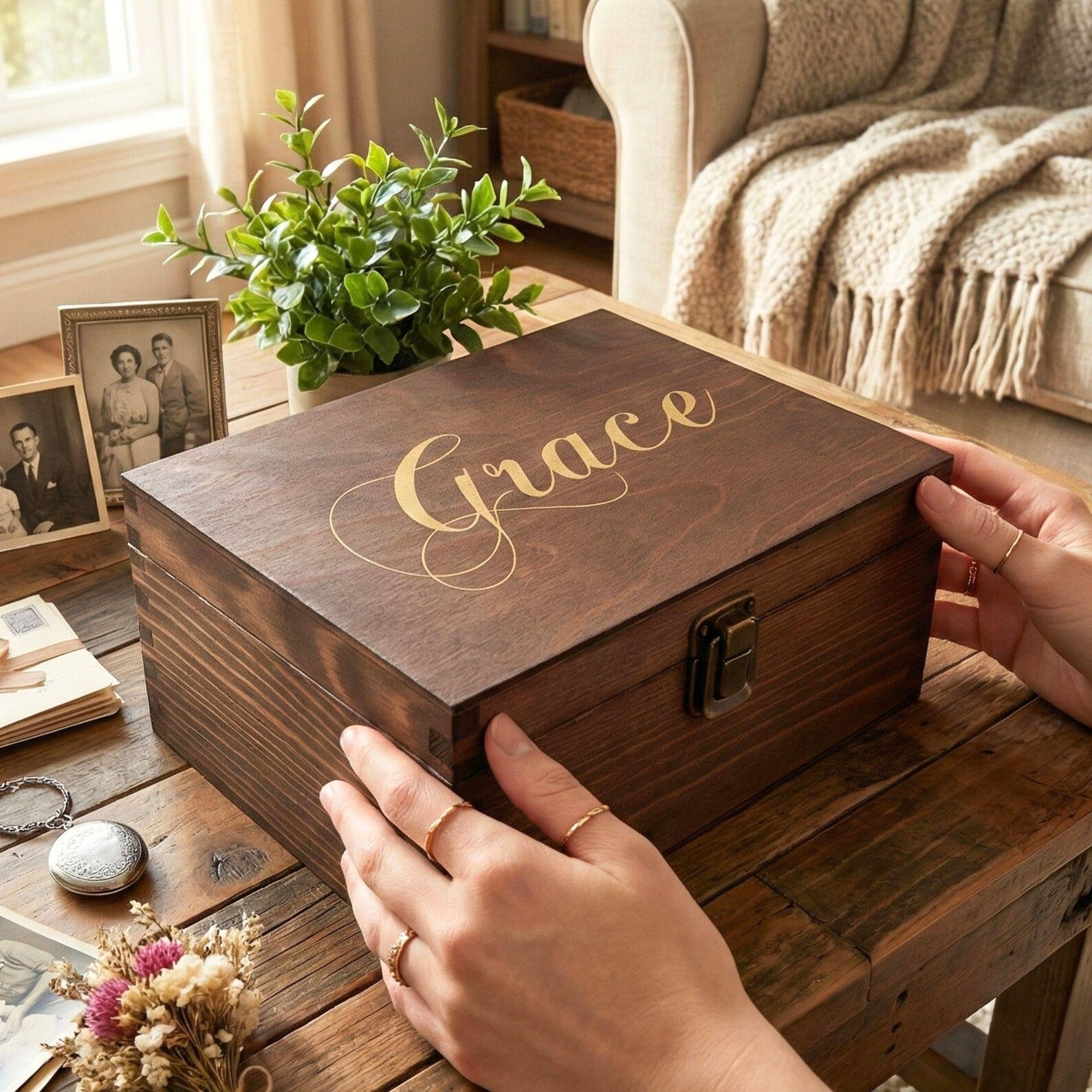 Personalised Birthday Keepsake Box Gift I 18th 21st Memory Box - 6 Sizes Small to XLarge