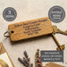 Personalised Business Address Keyring