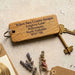 Personalised Business Address Keyring