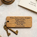 Personalised Business Address Keyring