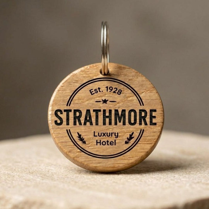 Personalised Business Logo Keyring