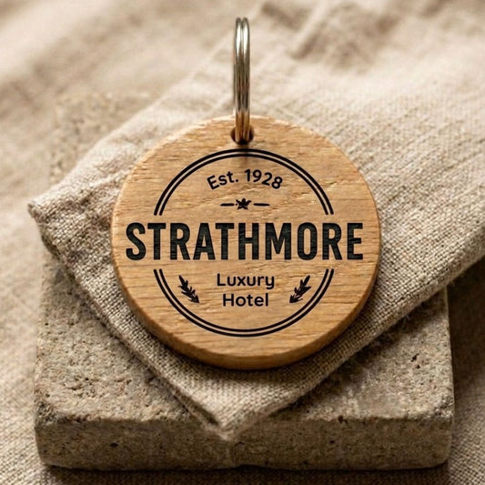 Personalised Business Logo Keyring