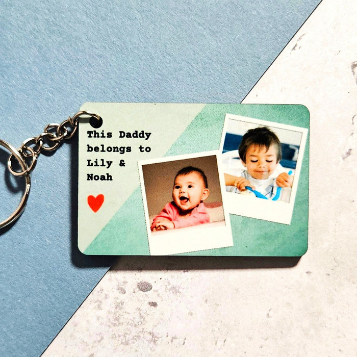 Personalised Daddy Photo Keyring - Father's Day Gift