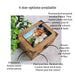 Personalised Dog Ashes Box with Photo, Wooden Memory Box for Dog Keepsakes, Pet Loss Memorial Box, Dog Keepsake Box with Custom Photo Plaque