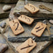 Personalised Door Number Keyring