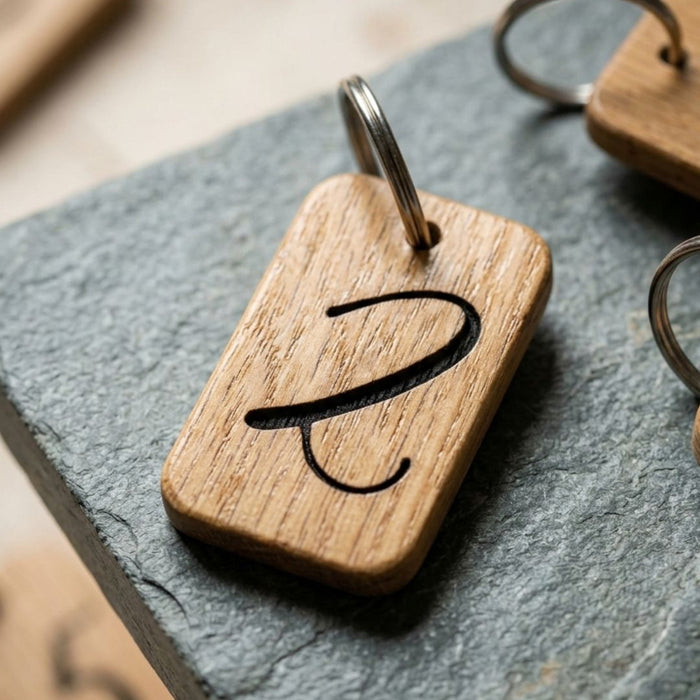 Personalised Door Number Keyring