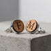 Personalised Engraved Wood Cufflinks I 18th 21st Birthday Gift For Him